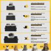 Conlun Cat Litter Mat 58 x 42 cm, Double-Layer EVA Honeycomb Litter Catcher, Waterproof, Slip-Resistant, Black view 2