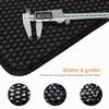 Conlun Cat Litter Mat 58 x 42 cm, Double-Layer EVA Honeycomb Litter Catcher, Waterproof, Slip-Resistant, Black view 3