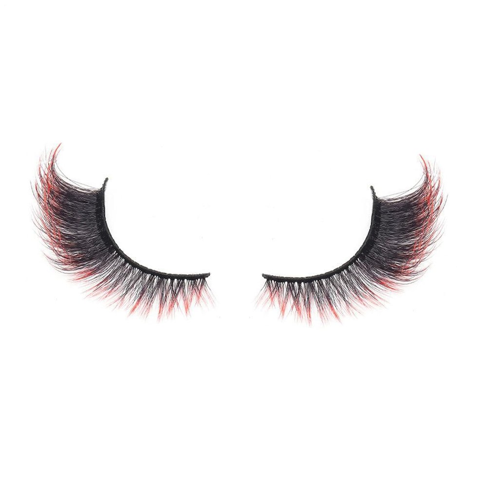 Colorful False Eyelash Clusters – Long, Voluminous, Reusable