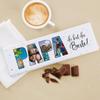 Herz & Heim XXL Personalized Photo Chocolate Gift for Mom, Dad, Grandma, Grandpa, Aunt, or Uncle, 300 g (Dad) view 3