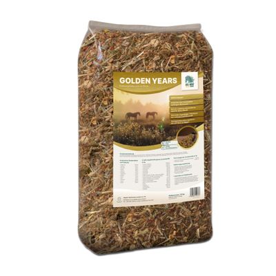 ALL-WIN Horse Golden Years 15 kg | Premium Senior Horse Feed | Oat-Free & No Added Sugar | With Amino Acids, Flaxseed & Timothy Hay