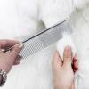 Pet Comb, Long-Hair Cat Grooming Brush – Stainless Steel Dematting Tool view 3