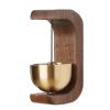 FmtwPhn Magnetic Door Chime – Natural Wood Wind Chime for Doors view 1