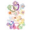 Flower and Bow Hair Ties for Girls, 12-Piece Set view 1