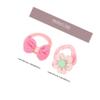 Flower and Bow Hair Ties for Girls, 12-Piece Set view 2