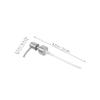 Stainless Steel Lotion Bottle Replacement Pump Heads, 4-Pack, Silver view 2