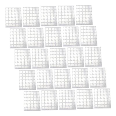 BUTIFULSIC 25-Sheet Round Aluminum Foil Lash Glue Stickers