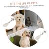 HAPINARY 2-Piece Ceramic Dog Food Spoons with Pattern view 4