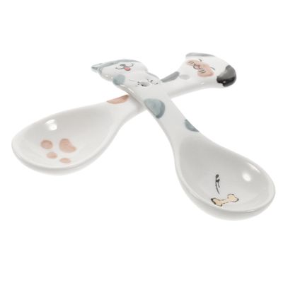 Milisten 2-Pack Ceramic Pet Food Scoops