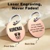 Double-Sided Personalized Pet ID Tag with Laser Engraving view 3