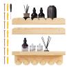 Generic Floating Bookshelves, Space-Saving Decor, 3-Piece Organization view 1