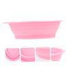 Foldable Silicone Makeup Brush Cleaner, Pink, for Home view 2