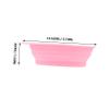 Foldable Silicone Makeup Brush Cleaner, Pink, for Home view 4