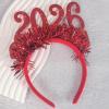 2026 Happy New Year Sequin Tassel Headband view 3