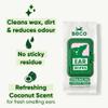 Beco Dog Ear Cleaning Wipes – 70 Count, Coconut Scent view 2