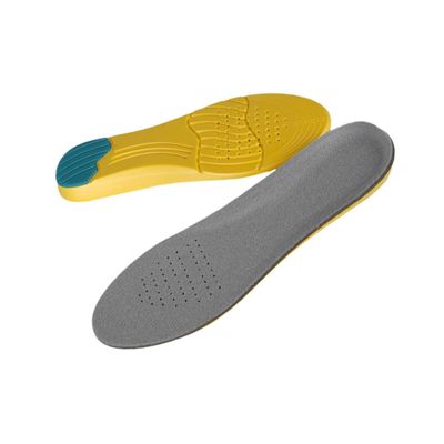 Shock-Absorbing Sports Shoe Insoles with Inner Elevation, 1 Pair