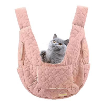 JIEBWCHA Dog Backpack for Portable, Ventilated Pet Carrying