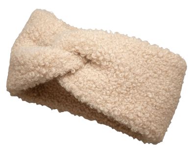 styleBREAKER Women's Teddy-Fleece Look Headband, Beige