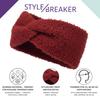 styleBREAKER Women's Teddy-Fleece Look Headband, Beige view 3