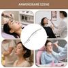 Stainless Steel Eyelash Tweezers with Curved Tip, Non-Slip view 4