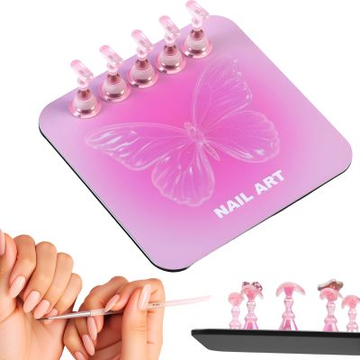 Mwqpgyh Acrylic Nail Stand with Magnetic Base
