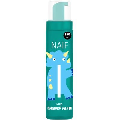 Naf Kids Colorful Shower Foam, Gentle Formula, 0% SLES, 150 ml