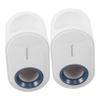 TOPPERFUN 2-Piece Automatic Toothpaste Dispenser, No-Drill Wall Mount, Space-Saving Tube Holder view 1