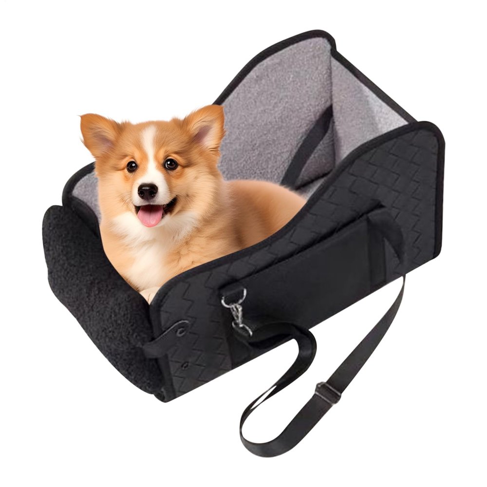 Center Console Dog Car Seat for Dogs Up to 6.4 kg
