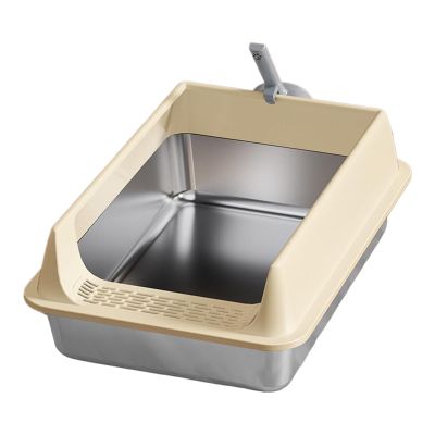 Cat Fang Easy Clean Litter Box with Durable Scoop for Kittens and Cats