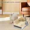 Cat Fang Easy Clean Litter Box with Durable Scoop for Kittens and Cats view 4