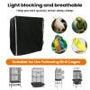 Large Windproof, Light-Blocking Bird Cage Cover view 3