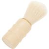 Men's Shaving Brush, Beige Plastic Beard Brush view 1