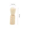 Men's Shaving Brush, Beige Plastic Beard Brush view 2