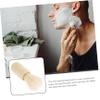 Men's Shaving Brush, Beige Plastic Beard Brush view 3