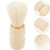 Men's Shaving Brush, Beige Plastic Beard Brush view 4