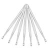 Ear Cleaning Spoons, 12-Piece Stainless Steel Set, Silver view 1