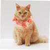 Supvox Adjustable Dog Collar with Floral Design in Pink view 2