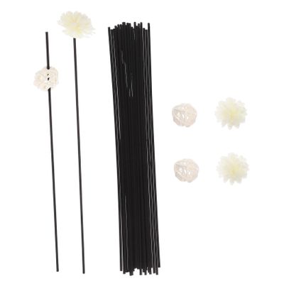 Ciieeo Summer Essential Oil Diffuser Sticks with Rattan and Fiber Decor