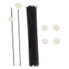 Ciieeo Summer Essential Oil Diffuser Sticks with Rattan and Fiber Decor view 1
