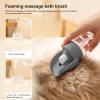 Dog Bath Brush with Soap Dispenser view 4