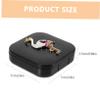 INOOMP Flamingo Contact Lens Case with Gemstone Detail view 2