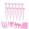 SOLUSTRE 12-Piece Eyelash Brushes with Y-Shaped Plastic Bristles, Lash Separator, and Comfortable Handle for At-Home or Salon Lash Lifting and Perming view 2