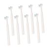 COLLBATH Practical Pet Toothbrush with Soft Nylon Bristles and Dual Brush Head - 8 Pack view 1