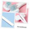 COLLBATH Practical Pet Toothbrush with Soft Nylon Bristles and Dual Brush Head - 8 Pack view 2