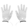 Electrode Gloves, Conductive, 1 Pair, White, Silver Fiber/PE view 1