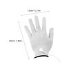 Electrode Gloves, Conductive, 1 Pair, White, Silver Fiber/PE view 2
