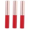 3-Piece Portable Silicone Lip Brush Set with Caps, Red view 1