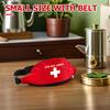 Red Nylon First-Aid Waist Bag with Belt for Water Activities view 4