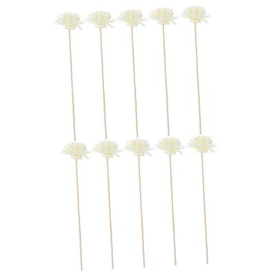 VALICLUD Diffuser Flower Sticks, PE Rattan, 10-Pack