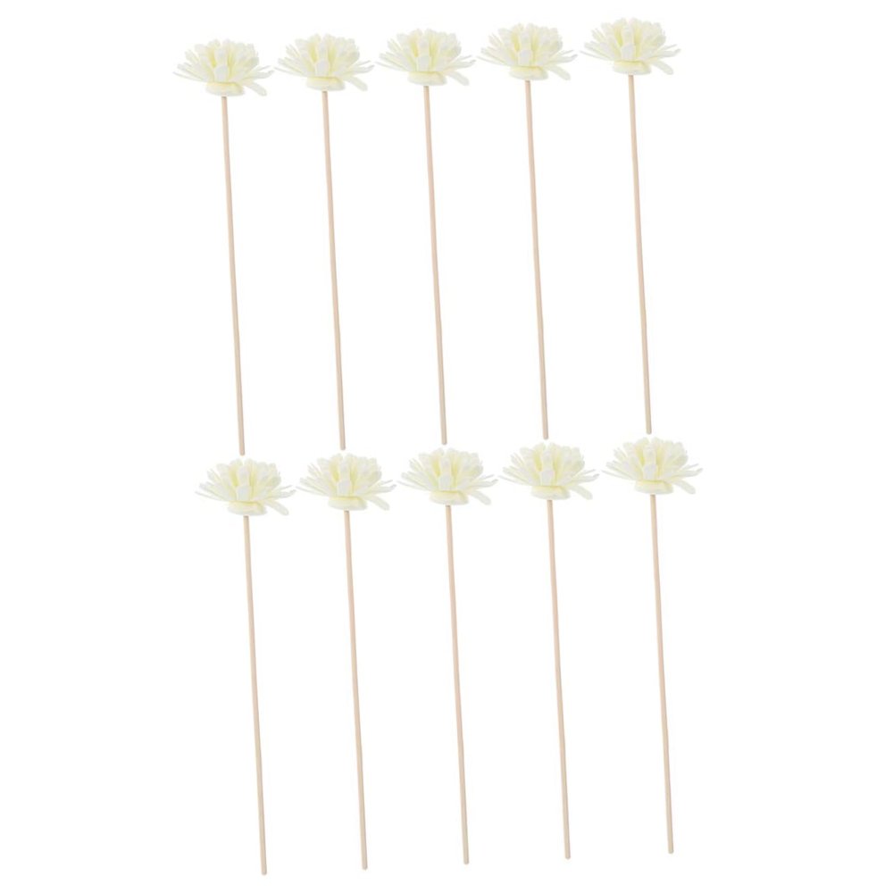 VALICLUD Diffuser Flower Sticks, PE Rattan, 10-Pack